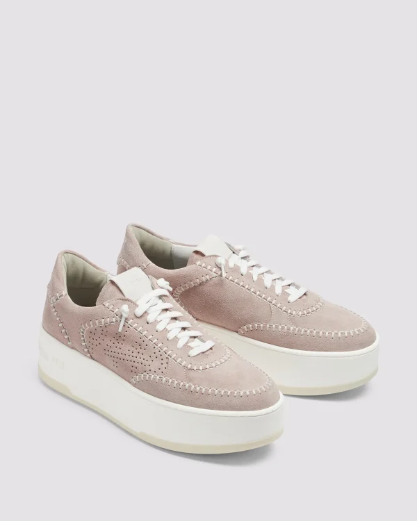 Cheap Empire Pink Stitch Women Platforms | Low Tops