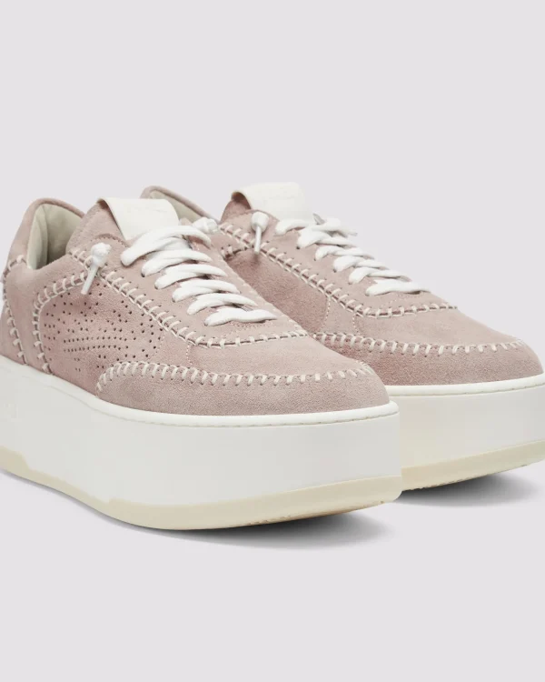 Cheap Empire Pink Stitch Women Platforms | Low Tops