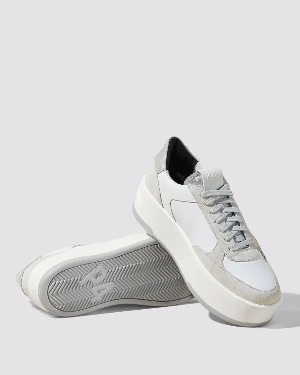 Store Empire White/Silver Women Platforms | Low Tops