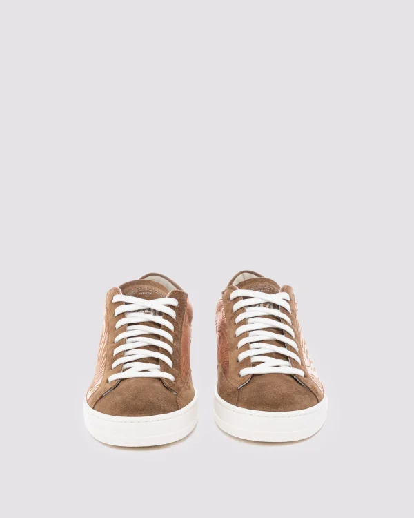 New John Revolution Brown Women Low Tops