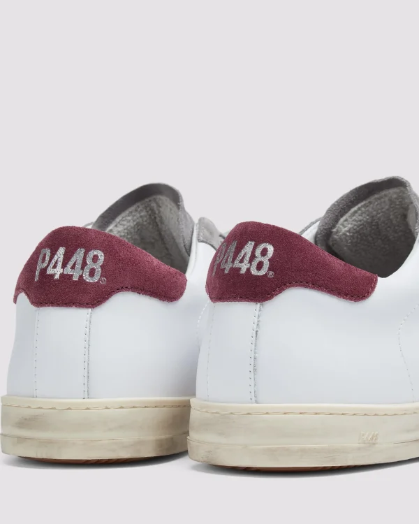 Outlet John White/Burgundy Low Tops