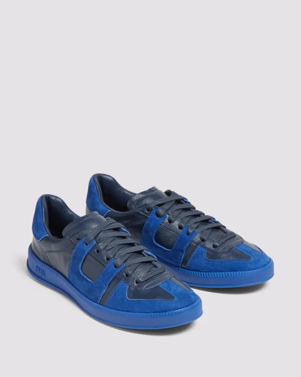Cheap Monza Navy Low Tops