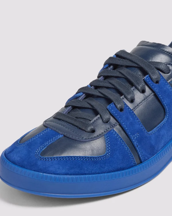 Cheap Monza Navy Low Tops