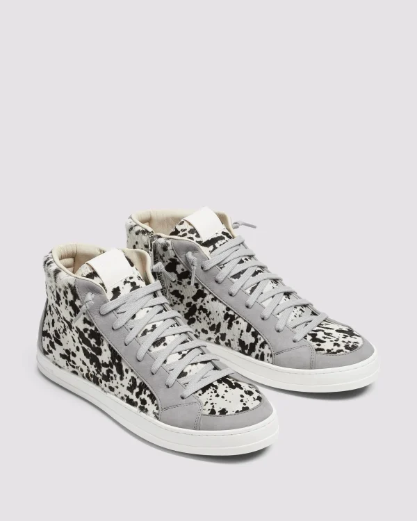 Best Sale Skate Grey Spotted Women High Tops
