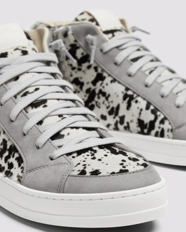 Best Sale Skate Grey Spotted Women High Tops