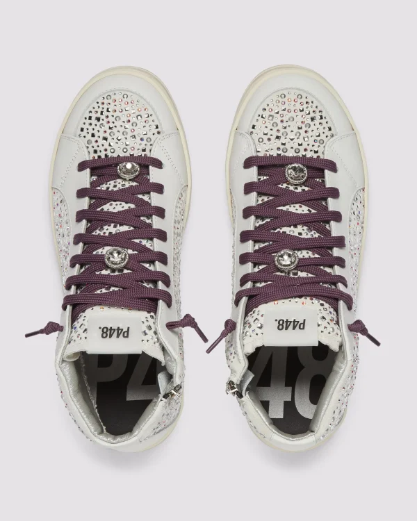 Cheap Skate Multi Strass Women High Tops