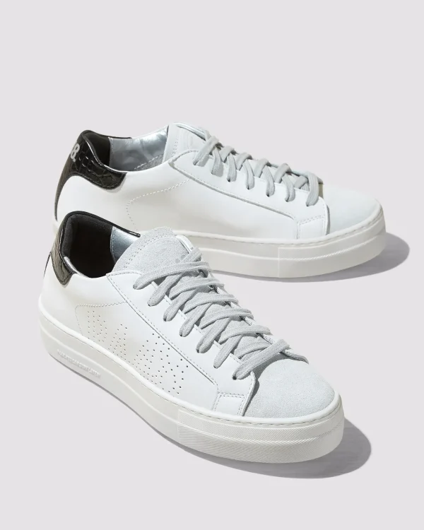 Flash Sale Thea White/Black Women Platforms | Low Tops
