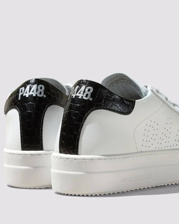 Flash Sale Thea White/Black Women Platforms | Low Tops